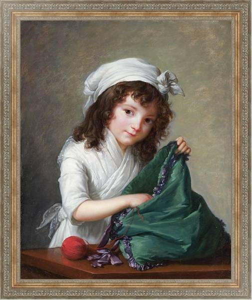 Постер Мадемуазель Брогниарт с типом исполнения На холсте в раме в багетной раме 484.M48.310