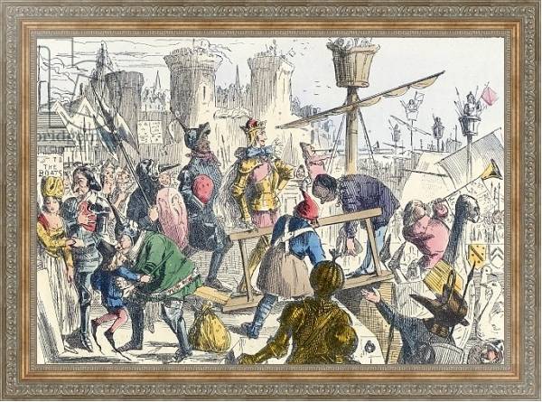 Постер Embarkation of king Henry V at Southampton с типом исполнения На холсте в раме в багетной раме 484.M48.310