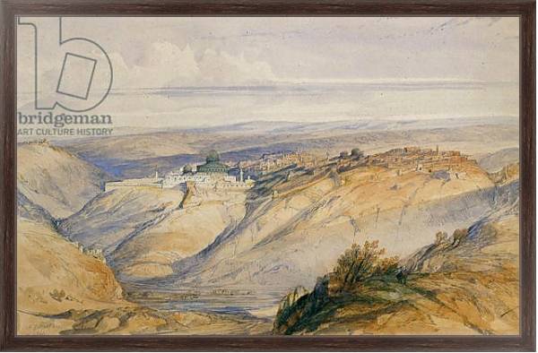 Постер Jerusalem, 1845 с типом исполнения На холсте в раме в багетной раме 221-02