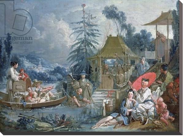 Постер The Chinese Fishermen, c.1742 с типом исполнения На холсте без рамы