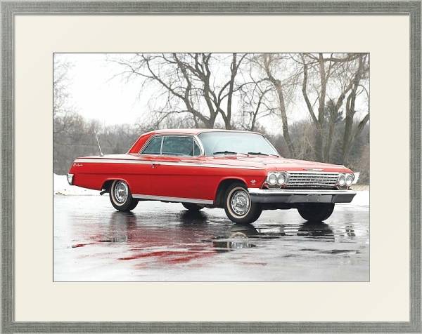 Постер Chevrolet Impala SS 409 '1962 с типом исполнения Под стеклом в багетной раме 1727.2510