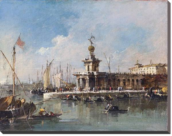 Постер Венеция - Пунта делла Догана с типом исполнения На холсте без рамы