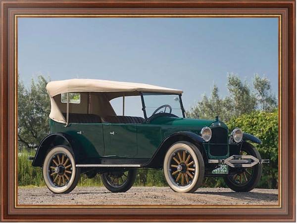 Постер Hupmobile Series R 5-passenger Touring '1922 с типом исполнения На холсте в раме в багетной раме 35-M719P-83