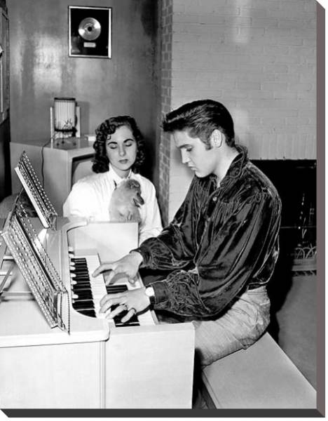 Постер Presley, Elvis 13 с типом исполнения На холсте без рамы