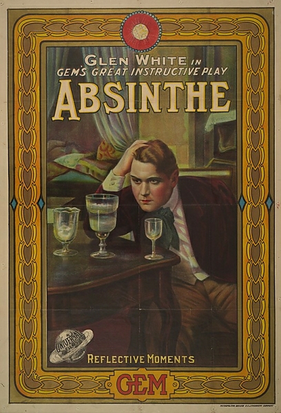 Постер Glen White in Gem& great instructive play, Absinthe Reflective moments с типом исполнения На холсте без рамы