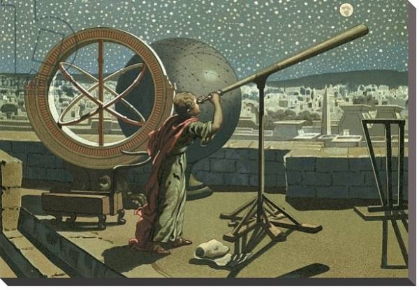Постер Hipparchus in the observatory in Alexandria с типом исполнения На холсте без рамы