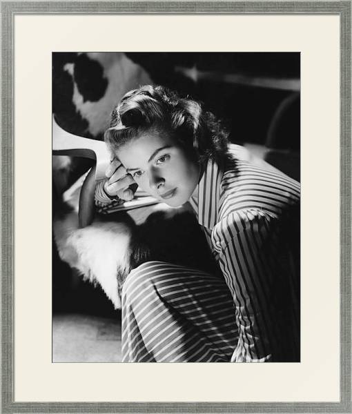Постер Bergman, Ingrid 7 с типом исполнения Под стеклом в багетной раме 1727.2510