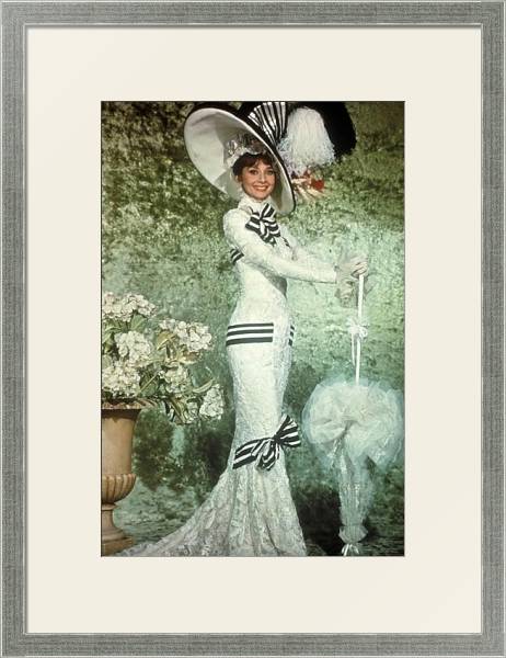 Постер Хепберн Одри 151 с типом исполнения Под стеклом в багетной раме 1727.2510
