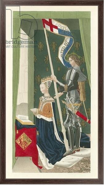 Постер Queen Margaret of Scotland, c 1483 с типом исполнения На холсте в раме в багетной раме 221-02