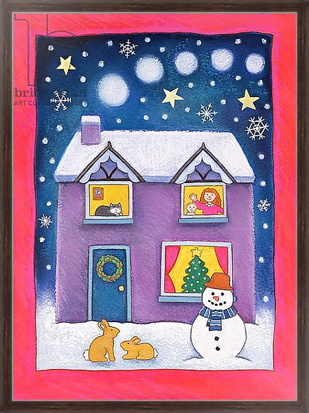 Постер Christmas Eve, 1997 с типом исполнения На холсте в раме в багетной раме 221-02