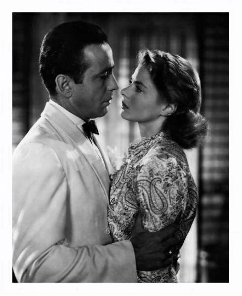 Постер Bogart, Humphrey (Casablanca) 4 с типом исполнения На холсте в раме в багетной раме 221-03