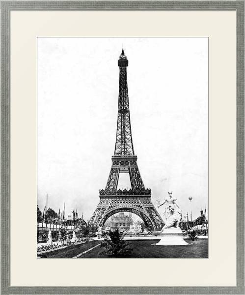 Постер История в черно-белых фото 874 с типом исполнения Под стеклом в багетной раме 1727.2510