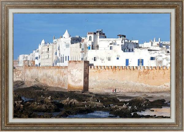 Постер Марокко. Портовый город Эс-Сувейра с типом исполнения На холсте в раме в багетной раме 595.M52.330