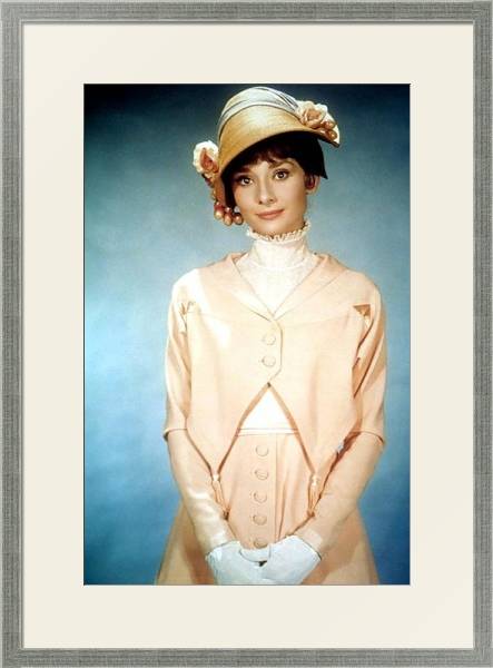 Постер Хепберн Одри 309 с типом исполнения Под стеклом в багетной раме 1727.2510