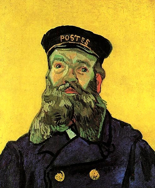 Постер Портрет почтальона Жозефа Рулена с типом исполнения На холсте без рамы