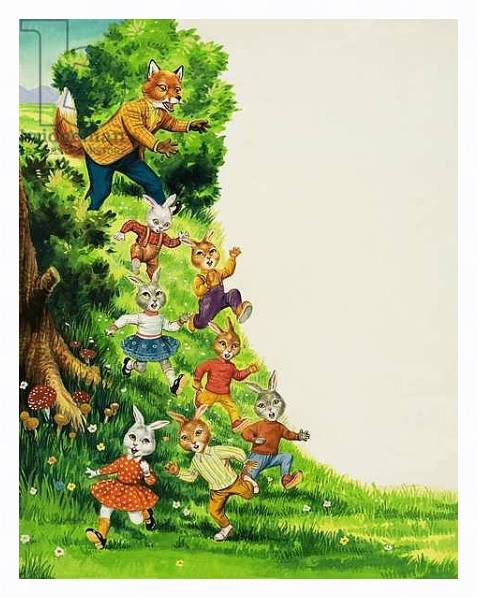 Постер Brer Rabbit 119 с типом исполнения На холсте в раме в багетной раме 221-03