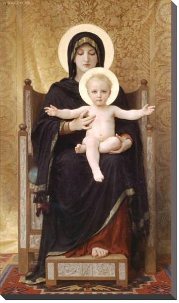 Постер Богородица с типом исполнения На холсте без рамы