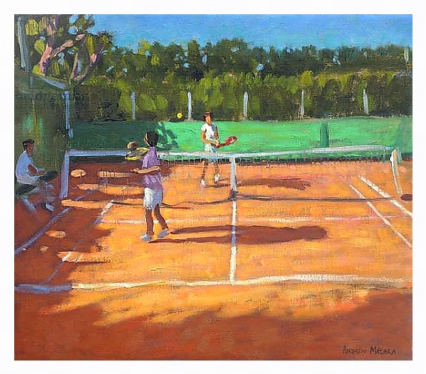 Постер Tennis practise ,Cap d’adge,France,2013, с типом исполнения На холсте в раме в багетной раме 221-03
