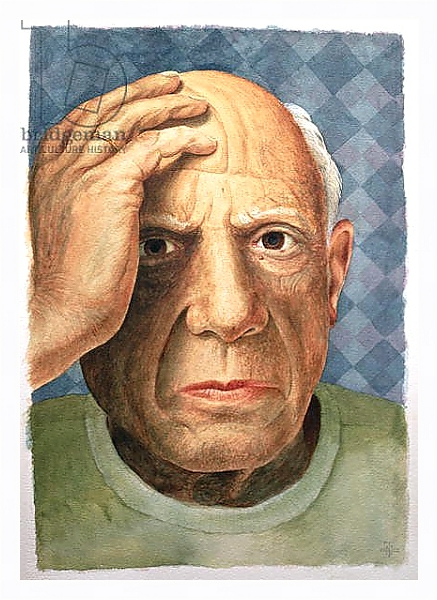 Постер Picasso с типом исполнения На холсте в раме в багетной раме 221-03