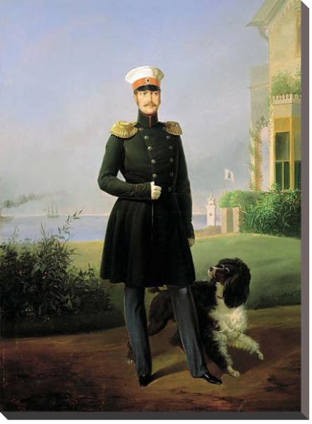 Постер Портрет императора Николая I. 1849 с типом исполнения На холсте без рамы
