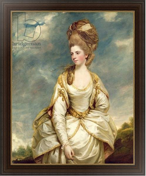Постер Miss Sarah Campbell, 1777-78 с типом исполнения На холсте в раме в багетной раме 1.023.151