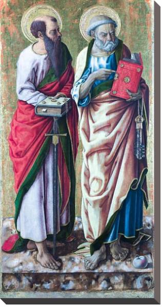 Постер Святые Петр и Павел с типом исполнения На холсте без рамы
