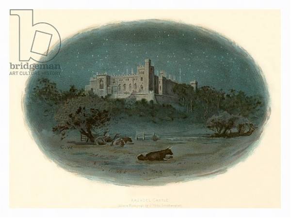 Постер Arundel castle с типом исполнения На холсте в раме в багетной раме 221-03
