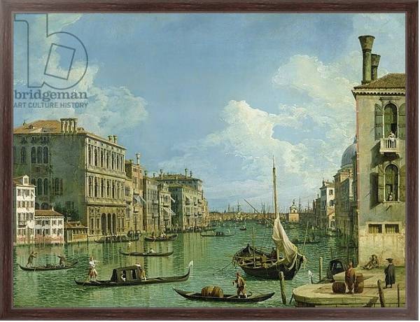 Постер View of the Grand Canal с типом исполнения На холсте в раме в багетной раме 221-02