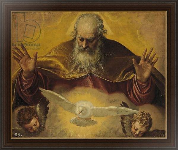 Постер The Eternal Father с типом исполнения На холсте в раме в багетной раме 1.023.151
