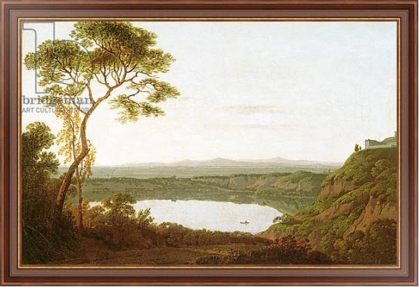 Постер Lake Albano, c.1790-92 с типом исполнения На холсте в раме в багетной раме 35-M719P-83