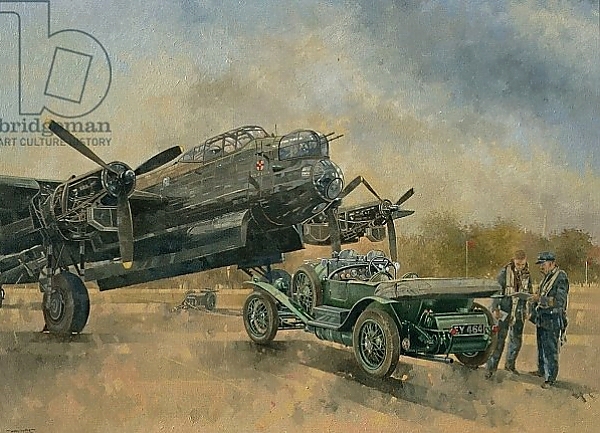 Постер A Lancaster and a Bentley, 2000 с типом исполнения На холсте без рамы