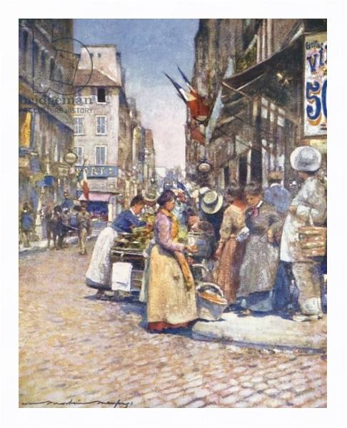 Постер A Corner at the Rue de Seine с типом исполнения На холсте в раме в багетной раме 221-03