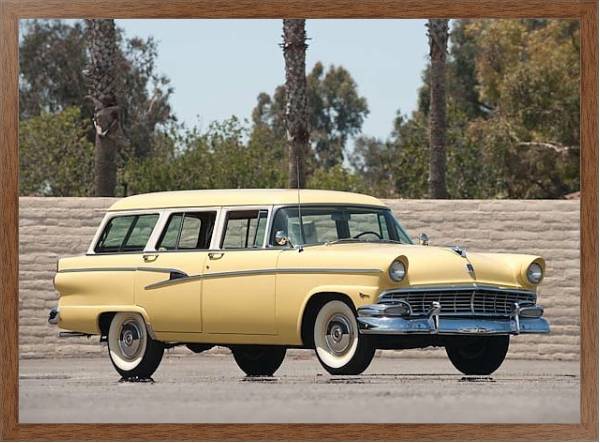 Постер Ford Country Sedan '1956 с типом исполнения На холсте в раме в багетной раме 1727.4310