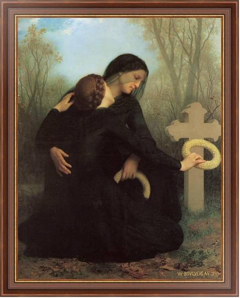 Постер День смерти с типом исполнения На холсте в раме в багетной раме 35-M719P-83