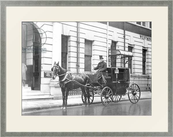 Постер Single-Horsed Carriage с типом исполнения Под стеклом в багетной раме 1727.2510