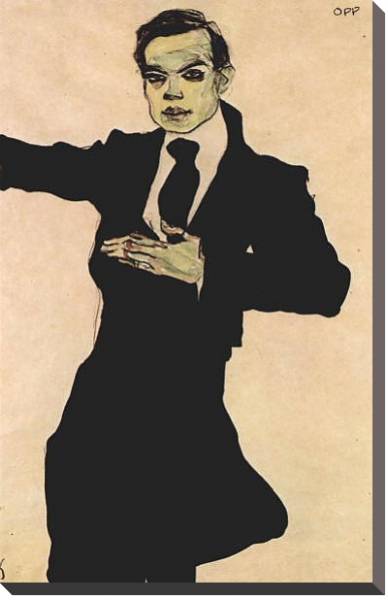 Постер Портрет Макса Оппенгеймера с типом исполнения На холсте без рамы