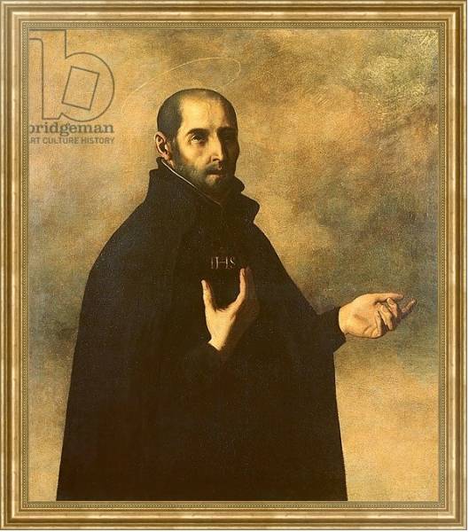 Постер St.Ignatius Loyola с типом исполнения На холсте в раме в багетной раме NA033.1.051