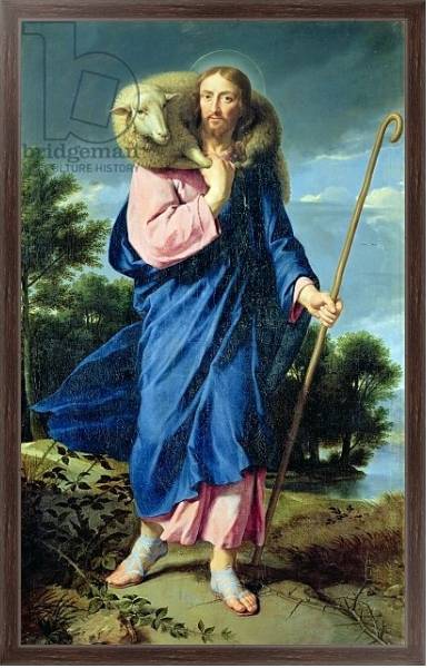 Постер The Good Shepherd, c.1650-60 с типом исполнения На холсте в раме в багетной раме 221-02