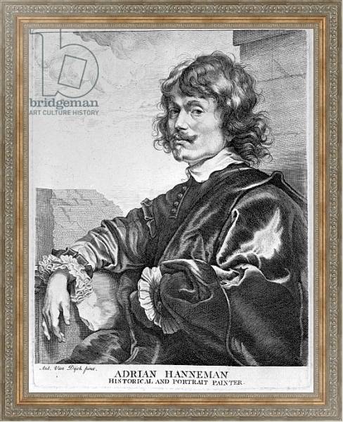 Постер Adriaen Hanneman с типом исполнения На холсте в раме в багетной раме 484.M48.310