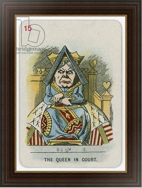 Постер The Queen in Court с типом исполнения На холсте в раме в багетной раме 1.023.151