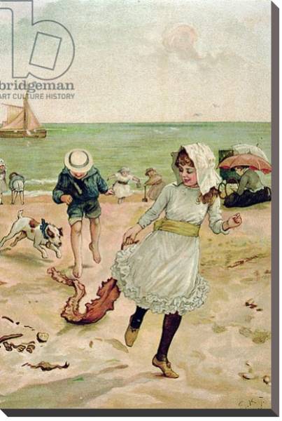 Постер Children and Seaweed from Sunbeams с типом исполнения На холсте без рамы