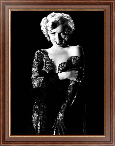 Постер Monroe, Marilyn 42 с типом исполнения На холсте в раме в багетной раме 35-M719P-83