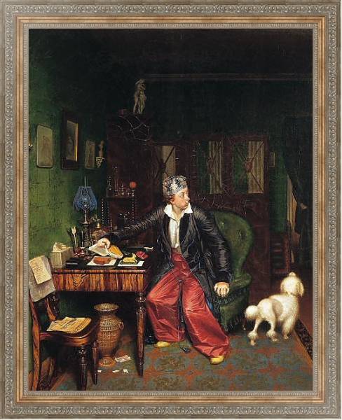 Постер Завтрак аристократа. 1848 с типом исполнения На холсте в раме в багетной раме 484.M48.310