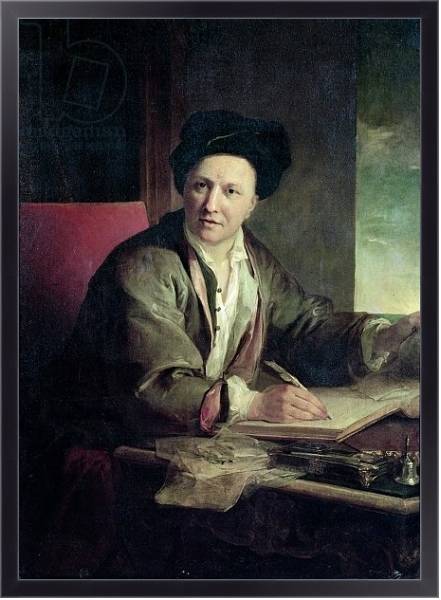 Постер Portrait of Bernard le Bovier de Fontenelle с типом исполнения На холсте в раме в багетной раме 221-01