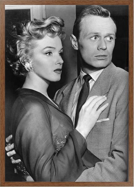 Постер Monroe, Marilyn (Don't Bother To Knock) с типом исполнения На холсте в раме в багетной раме 1727.4310