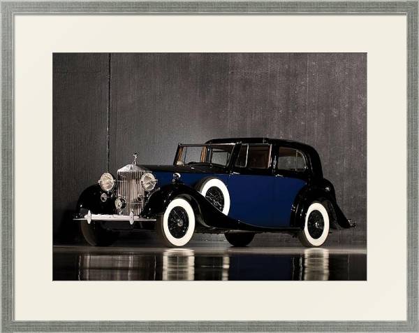 Постер Rolls-Royce Phantom Sedanca de Ville (II) '1937 с типом исполнения Под стеклом в багетной раме 1727.2510