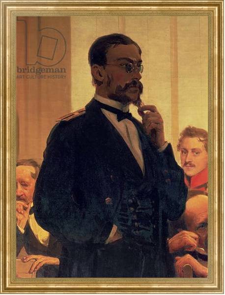 Постер Nikolai Andreyevich Rimsky-Korsakov, from Slavonic Composers, 1890s с типом исполнения На холсте в раме в багетной раме NA033.1.051