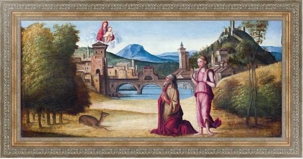 Постер Август и Сибил с типом исполнения На холсте в раме в багетной раме 484.M48.310