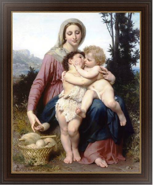 Постер Святое семейство 2 с типом исполнения На холсте в раме в багетной раме 1.023.151
