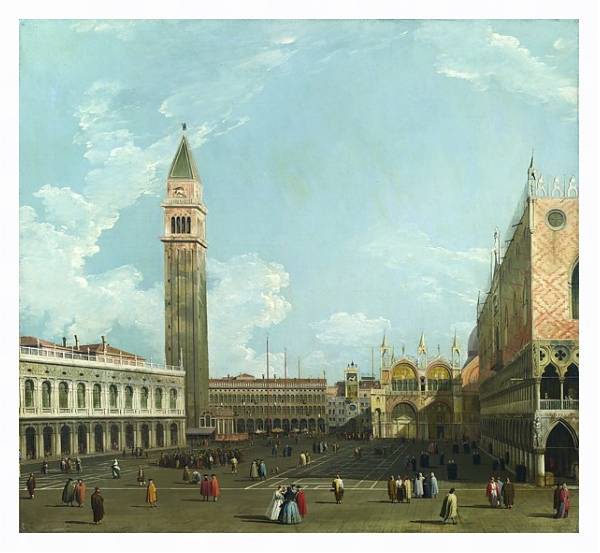 Постер Венеция - Пьязетта из Моло с типом исполнения На холсте в раме в багетной раме 221-03